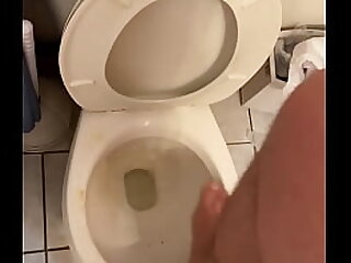 Teen piss all over bathroom